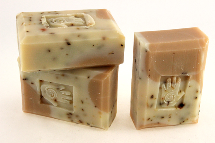 Bars of Tea Tree and Spearmint Soap, Handmade with Organic ingredients